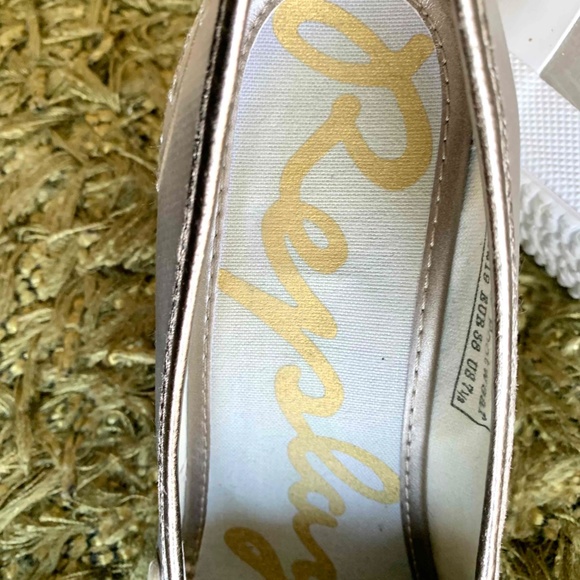 Replay White/Silver High Heels with velvet ribbons - Picture 5 of 7